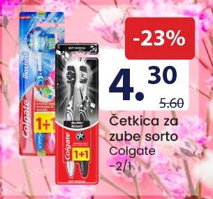 Četkica za zube sorto Colgate