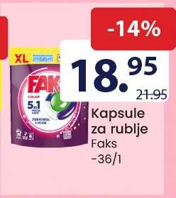 Kapsule za rublje Faks