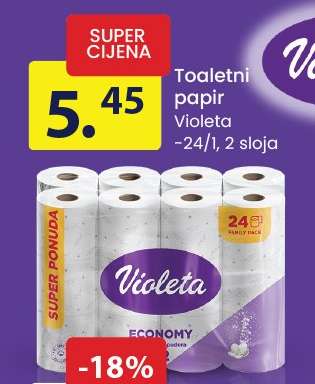 Toaletni papir Violeta