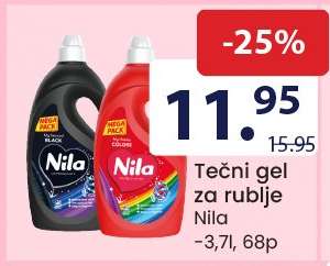 Tečni gel za rublje Nila