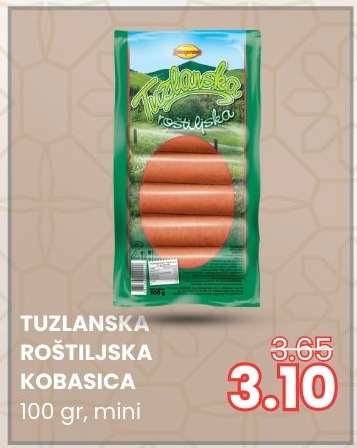 Tuzlanska roštiljska kobasica