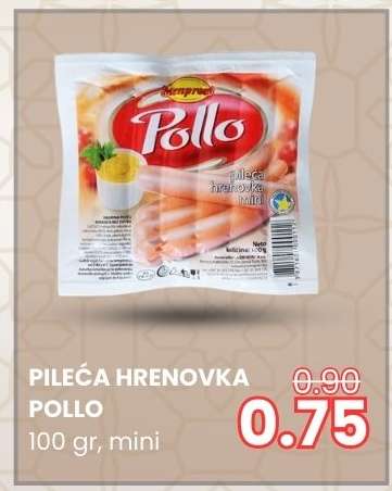 PILEĆA HRENOVKA POLLO