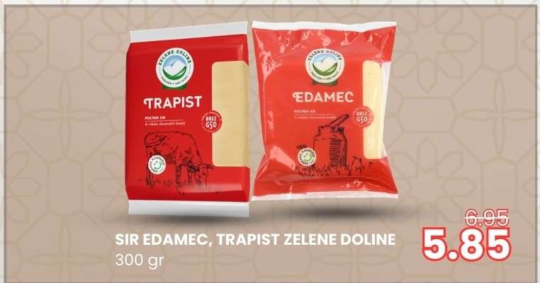 SIR EDAMEC, TRAPIST ZELENE DOLINE