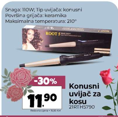 Konusni uvijač za kosu