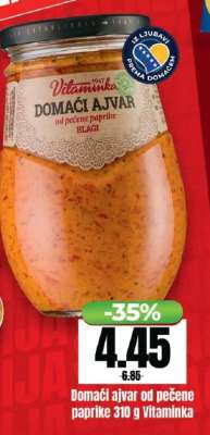 Domaći ajvar od pečene paprike 310 g Vitaminka