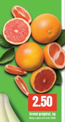 Crveni grejpfrut, kg