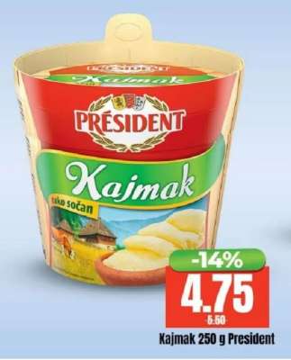 Kajmak 250 g President