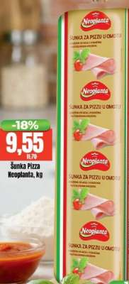 Šunka Pizza Neoplanta, kg