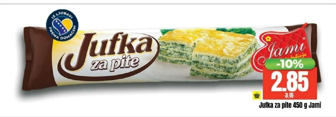 Jufka za pite 450 g Jami