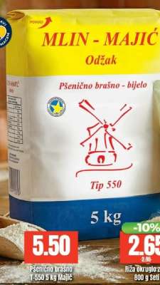 Pšenično brašno T-550 5 kg Majić