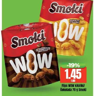 Flips Wow kikiriki/čokolada