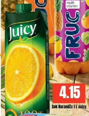 Sok narandža 1 L, Juicy
