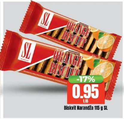 Biskvit narandža 115 g SL
