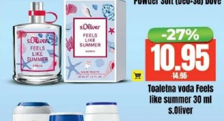 Toaletna voda Feels like summer 30 ml S. Oliver