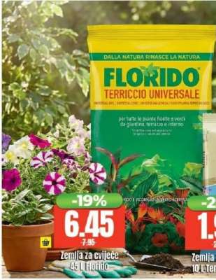 Zemlja za cvijeće 45 L Florido