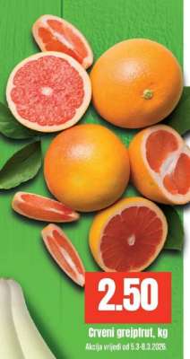 Crveni grejpfrut, kg
