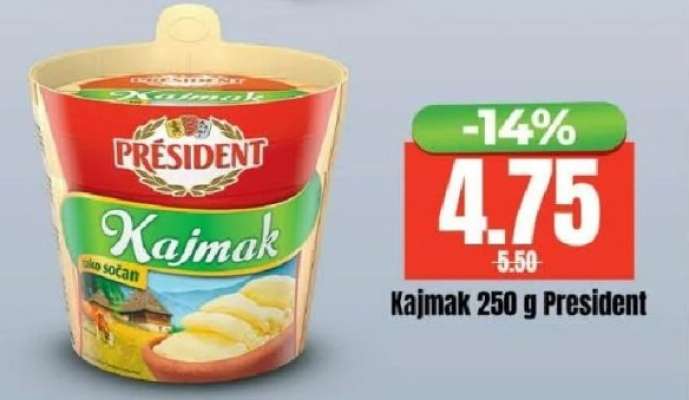 Kajmak 250 g President