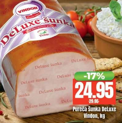 Pureća šunka Deluxe Vindon, kg