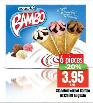 Sladoled kornet Bambo