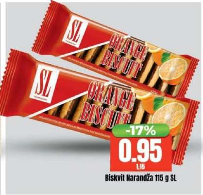 Biskvit narandža 115 g SL
