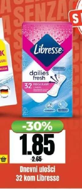 Dnevni ulošci 32 kom Libresse