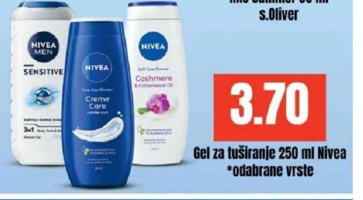 Gel za tuširanje 250 ml Nivea