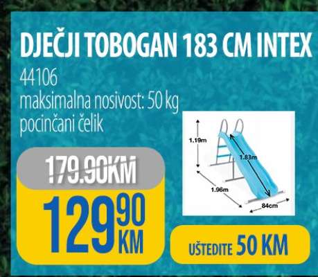 Dječji tobogan 183 cm Intex