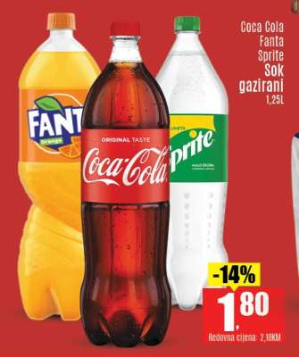 Coca Cola, Fanta, Sprite