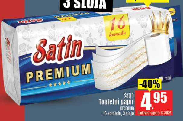 Satin Toaletni papir
