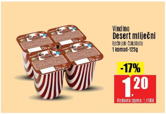 Vindino Desert mliječni