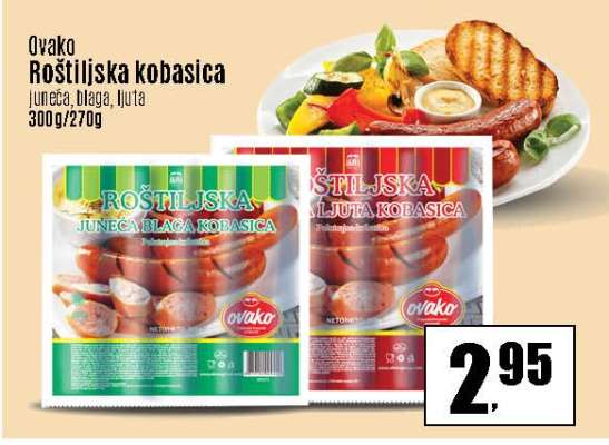 Ovako Roštiljska kobasica