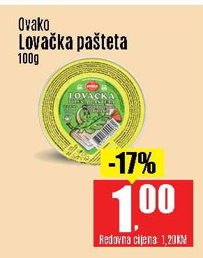 Ovako Lovačka pašteta