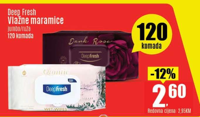 Deep Fresh Vlažne maramice