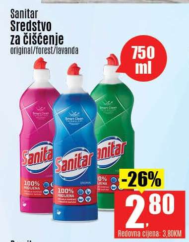 Sanitar Sredstvo za čišćenje