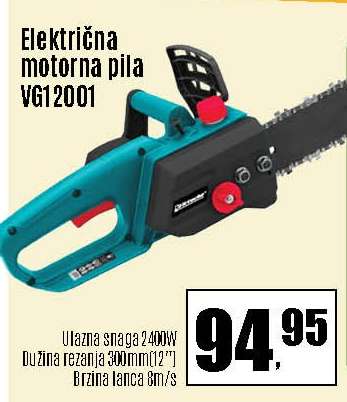 Električna motorna pila VG12001