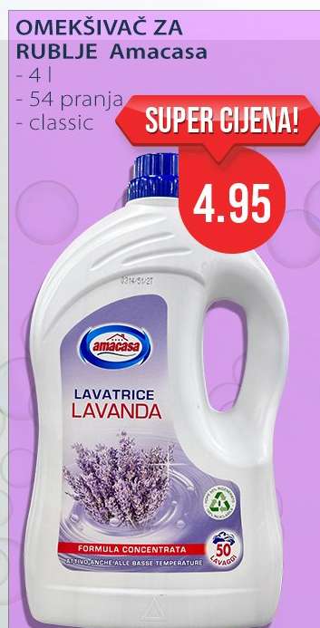 Omekšivač za rublje Amacasa