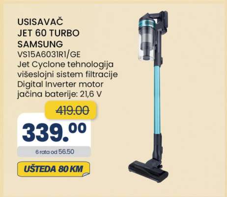 USISAVAČ JET 60 TURBO SAMSUNG