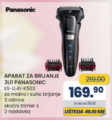 APARAT ZA BRIJANJE 3U1 PANASONIC
