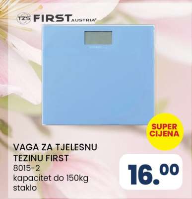VAGA ZA TJELESNU TEŽINU FIRST
