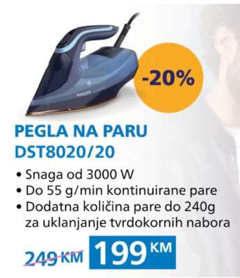 Pegla na paru DST8020/20