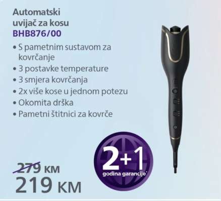 Automatski uvijač za kosu BHB876/00
