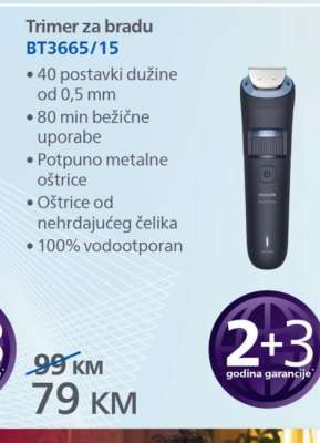 Trimer za bradu BT3665/15