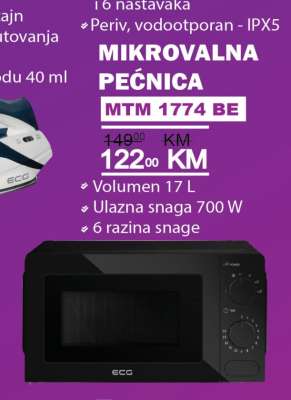 MIKROVALNA PEĆNICA MTM 1774 BE
