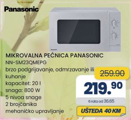 MIKROVALNA PEĆNICA PANASONIC