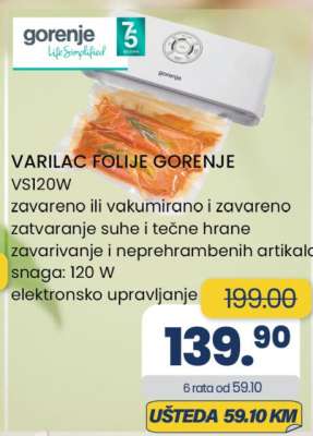 VARILAC FOLIJE GORENJE
