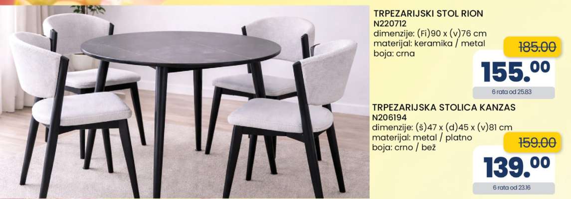 TRPEZARIJSKI STOL RION