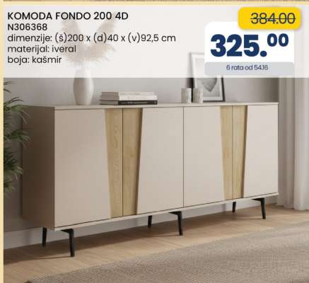 KOMODA FONDO 200 4D