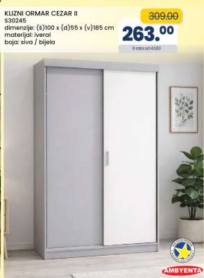 KLIZNI ORMAR CEZAR II