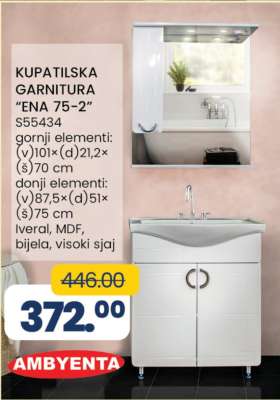 KUPATILSKA GARNITURA “ENA 75-2”
