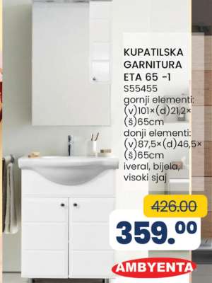 KUPATILSKA GARNITURA ETA 65 -1